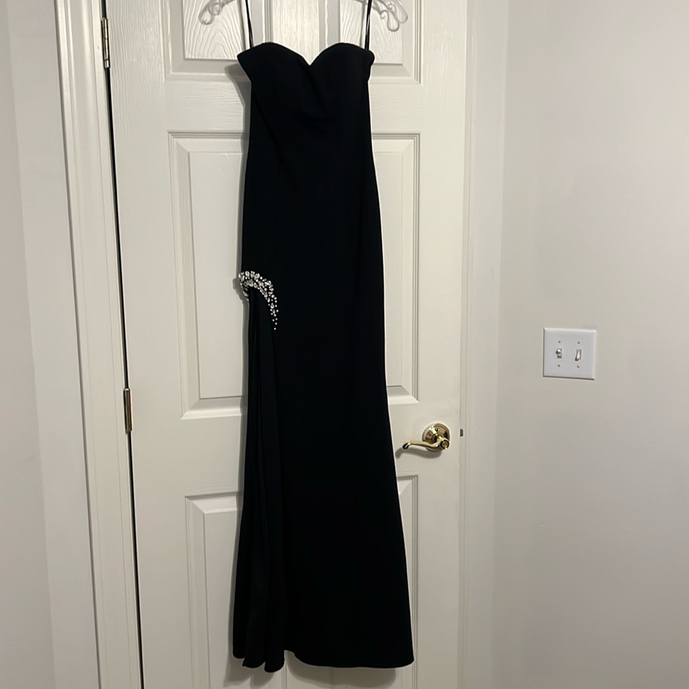Black Sherri Hill Prom dress, size 2